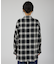 オンブレーチェックオーバーシャツ