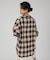 オンブレーチェックオーバーシャツ