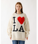 【THRIFTY LOOK/スリフティールック】ハンドニット / "I ?LA"