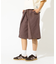 【157/イチゴーナナ】HALF TUCK SHORTS/ハーフパンツ/157F
