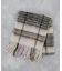 チェックマフラー/40x180/マフラー大判/ロング/お出かけ