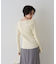 【一部店舗限定】ドレープスリットスリーブリブニット