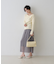 【一部店舗限定】ドレープスリットスリーブリブニット