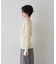 【一部店舗限定】ドレープスリットスリーブリブニット