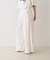 ポリコットン撥水ワイドパンツ