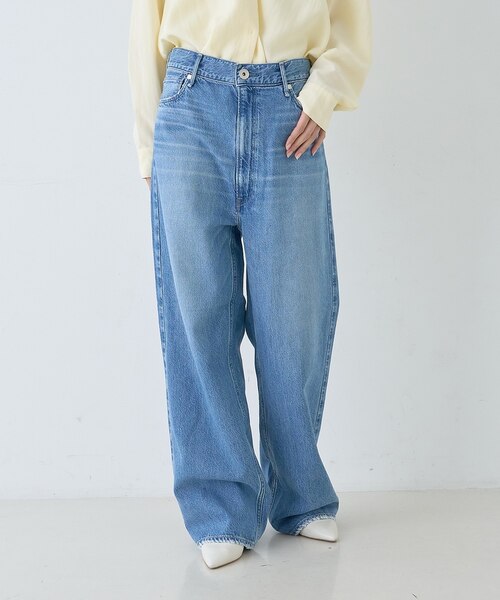 タグ付き アッパーハイツ THE OLIVIA ワイドストレート ユニセックス upper hights/アッパーハイツ】THE OLIVIA ワイドストレー｜ルージュ