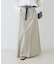 サイドタックフレアロングスカート