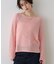 【一部店舗限定】バックスリット ゆるメッシュニット