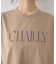 【MICA＆DEAL/マイカ＆ディール】別注CHAILLY  TEE/ロゴTシャ