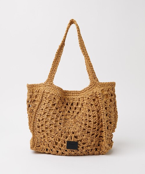 Swaraj /スワラージ】手編みペーパーラフィアトートBAG/トートバッグ