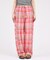 【Le Melange/ル・メランジュ】総柄イージーパンツ/チェック柄/バルーン
