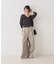 2WAYサスペンダータックワイドパンツ