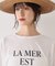 シアーロゴオーバーサイズTシャツ