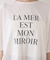 シアーロゴオーバーサイズTシャツ