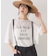 シアーロゴオーバーサイズTシャツ