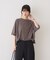シアーロゴオーバーサイズTシャツ