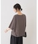 シアーロゴオーバーサイズTシャツ