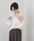 【一部店舗限定】バルーンスリーブシアーブラウス