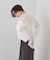 【一部店舗限定】バルーンスリーブシアーブラウス