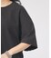 コットンバックドレープTシャツ/セミロング丈