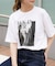 コットンフォトロゴTシャツ/半袖/洗濯機洗い可