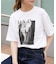 コットンフォトロゴTシャツ/半袖/洗濯機洗い可