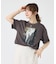 コットンフォトロゴTシャツ/半袖/洗濯機洗い可