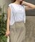 【2点セット / 細見え / 一部店舗 / WEB限定】フレンチスリーブTシャツ