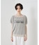 リネン混シアーロゴニット/半袖
