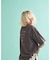 ボートネックロゴTシャツ