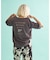ボートネックロゴTシャツ
