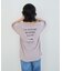 ボートネックロゴTシャツ