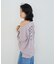 ボートネックロゴTシャツ