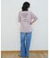 ボートネックロゴTシャツ