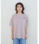 ボートネックロゴTシャツ