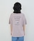 ボートネックロゴTシャツ