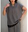 【2点セット/WEB限定】カルゼヴィンテージセットアップ/スキッパー裾レースブラ