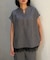 【2点セット/WEB限定】カルゼヴィンテージセットアップ/スキッパー裾レースブラ