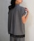 【2点セット/WEB限定】カルゼヴィンテージセットアップ/スキッパー裾レースブラ