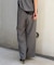 【2点セット/WEB限定】カルゼヴィンテージセットアップ/スキッパー裾レースブラ