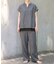 【2点セット/WEB限定】カルゼヴィンテージセットアップ/スキッパー裾レースブラ