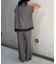 【2点セット/WEB限定】カルゼヴィンテージセットアップ/スキッパー裾レースブラ