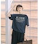 ドローコードシアーロゴTシャツ / ボートネック