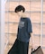 ドローコードシアーロゴTシャツ / ボートネック