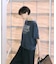 ドローコードシアーロゴTシャツ / ボートネック