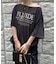 ドローコードシアーロゴTシャツ / ボートネック