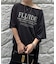ドローコードシアーロゴTシャツ / ボートネック