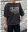 ドローコードシアーロゴTシャツ / ボートネック