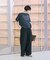 ドローコードシアーロゴTシャツ / ボートネック