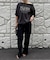 ドローコードシアーロゴTシャツ / ボートネック